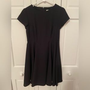 Vintage 90’s Bedford Fair Lifestyles short sleeve black A line dress size 4P